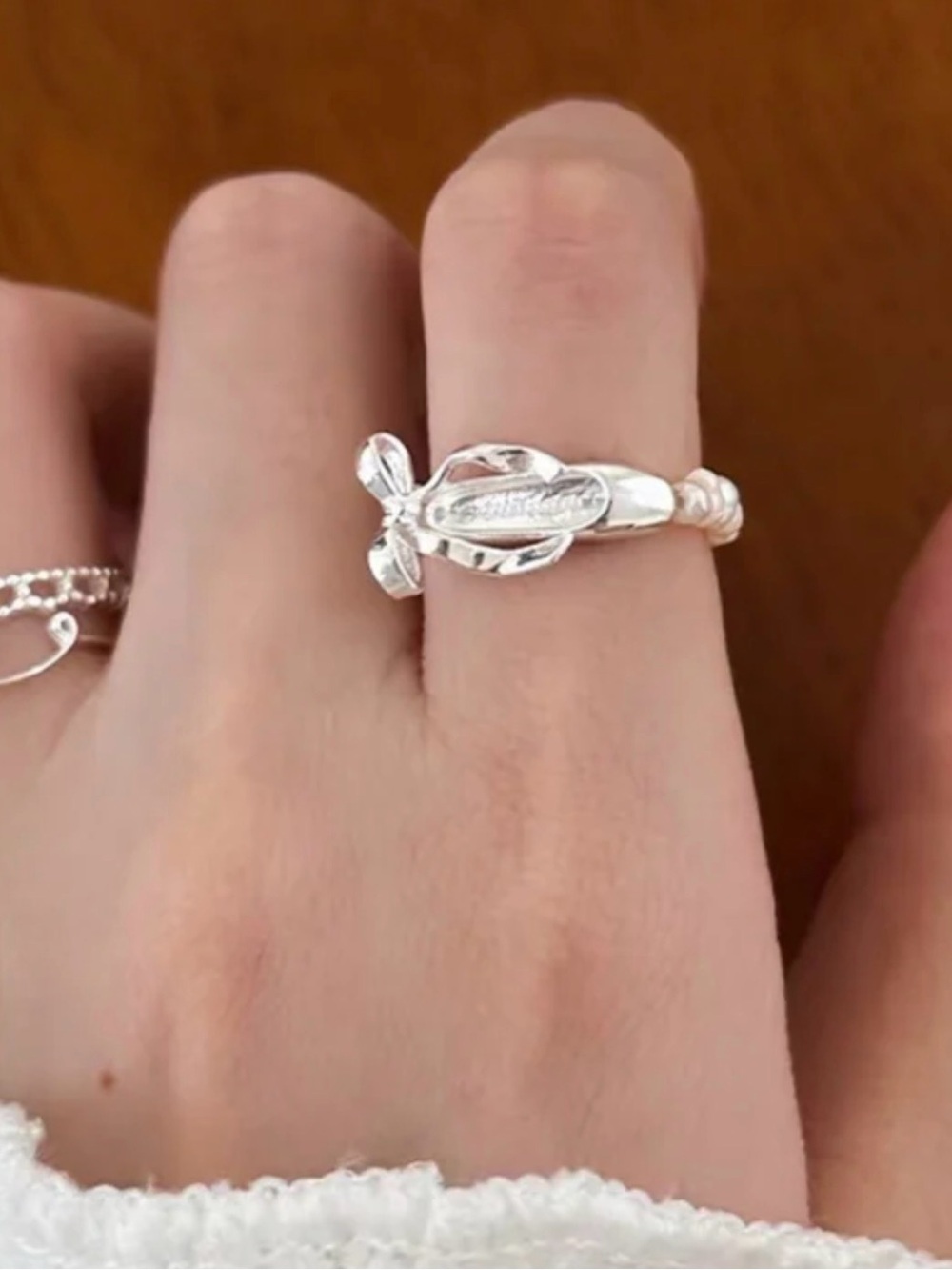 Sterling Silver Turtle Ring - Silver Women’s Fashion Band